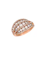 Le Vian 14K Rose Gold 1.99 ct. tw. Diamond Ring 7 NoColor