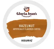 Lot NIB 96Kcup Gloria Jean's Hazelnut Coffee Pod Brew Father Roast Gift FreeShip