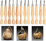 Wood Carving Knife Set- 12 PCS Woodworking Tools and Accessories, wood carving kit for DIY Beginners Woodworking Wood Chisel Sets