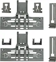 [JESE] W10546503 WPW10546503 Dishwasher Top Rack Adjuster Kit Fits for Kitcheneaid Kenmore Whirlpool Dishwasher Rack Adjuster Replacement Parts with W10195840 & W10195839 & W10250160 Part, 8 pcs