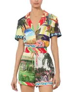 Alice and Olivia Leighton Pajama Romper