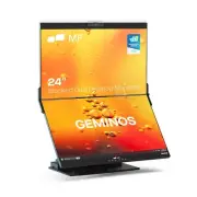 Mobile Pixels Geminos Dual 24" Stacked Computer Monitor with Docking Station
