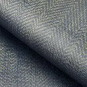 FunStick Gold Navy Blue Grasscloth Wallpaper Peel and Stick Wallpaper Textured Herringbone Fabric Wall Paper for Bedroom Bathroom Removable Blue Faux Grasscloth Contact Paper for Cabinets Walls 12x200