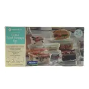 Member's Mark 24 Piece Glass Food Storage Set by Glasslock, Oven Safe, BPA Free