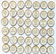 Easter Basket Egg Tokens, Wooden Engraved Easter Basket Fillers, Unique Easter Ideas Gift Tokens, Reusable Teenager Reward Tokens (42PCS)