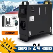 5KW Portable Diesel Air Heater 12V Thermostat Deisel Caravan Motorhome Trailer