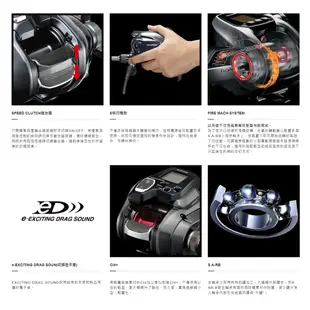 SHIMANO 23 FORCE MASTER 600型 [漁拓釣具] [電動捲線器]