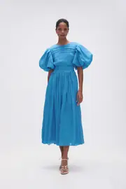Sylvia Pintuck Midi Dress