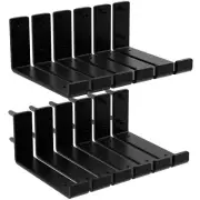 12 Pack - 7.25"L x 4"H x 1.5"W Shelf Bracket 1/5” Thick Iron Metal Wall Float...