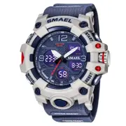 Sport Watch Military Watch for Men Alarm Clock Stopwatch Led Digital Back Light Dual Time Display Men's Watches Waterproof