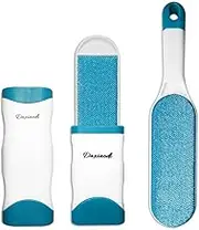 2 Pack Furniture Lint Remover Brushes, Double Sided Self Cleaning Loose Hair Catcher for Pet, Hair Cleaner for Clothes, Sofa, Carpet