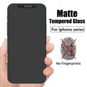 Frosted 9H Tempered Glass For iPhone 14 11 12 Pro XR X SE Matte Screen Protector