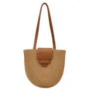 Bolso de Hobo de Algodón para Mujer Bolso de hombro Bolso Grande Totes Verano Viajes Playa Bolso Hecho a mano Monedero