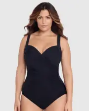 Miraclesuit Must Have Sanibel Underwire Shaping Swimsuit PLUS Sizes 18W to 26W