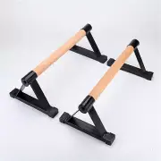 1 Pair Push-Up Parallettes Bars Stretch Double Rod Stand Calisthenics Handsta...
