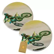 Motocross Supercross Car Coasters Gift Set Sandstone Cup Holder Bling