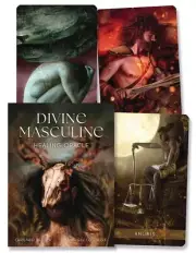 DIVINE MASCULINE ORACLE CARDS Kit Card Deck Book Tarot Boxed Set magic magick