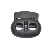 Cord Stopper Toggle Hoodie Drawstrings Black Colour Drawstring Cord Stop