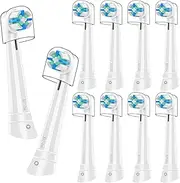 Replacement Heads Compatible with Oral B iO Toothbrush, for Oral B iO 2/3/4/5/6/7/8/9/10 Series Electric Toothbrushes, Medium Softness for Protect Teeth and Gums, 10 Pack, White
