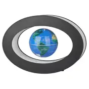 (Blue US Plug)Electronic Magnetic Levitation Floating Globe With LED Light
