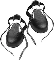 ULTECHNOVO 1 Pair Anti-Foot- Labor-Protective Shoe Cover Boots Work Boot Toe Protector Cycling Shoe Covers Shoes Toe Protection Guard Labor Protection Shoes Boot Toe Caps Black Steel
