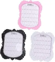 Ipetboom 3pcs European Manicure Display Boards Relief Nail Art Cards for Nail Art Tools