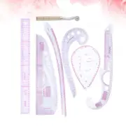 Sewing Measure Tailor Craft Tool Pattern Making Ruler Sewing Wheel Tracer