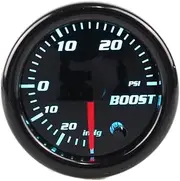 TYZYAGPGNL 52mm/2Inch 7 Colors LED Smoke Lens Turbo Boost -30-30PSI Auto Gauge for Universal Car Automotive Voltage Boost Meter
