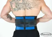 Lumbar & Lower Back Support Belt Brace Strap Band Posture Waist Trimmer Support