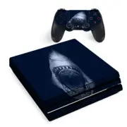 PS4 Pro Console Skins Decal Wrap ONLY - Shark attack
