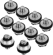 10pcs Mini Hard Drive Screws for Shock Absorption Easy Installation Compatible with Computers Servers Workstations Replacement Screws for Data Integrity