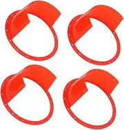iplusmile 4pcs Car Speaker Cover Waterproof Pad Abs Material Easy Install Sound Transmission Durable Protection