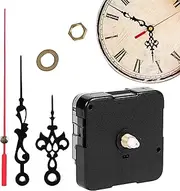 [Generico] Clock Movement Replacement Kit - Wall Clock Repair Kit, Large Metal Hands | Mechanism With Hook, Clock Parts For Crafts, Or
