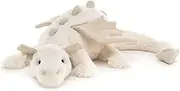 Jellycat Large Snow Dragon Plush Soft Toy