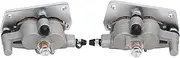 Front Brake Calipers, Left Right Brake Pad Set, Compatible with YFZ450 YFZ450R YFZ450X 2004-2020, Front Brake Caliper Kit 2580T 01 0
