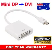 Macbook Pro Air Mini Displayport MiniDP to DVI TV Adapter Converter Cable Cord