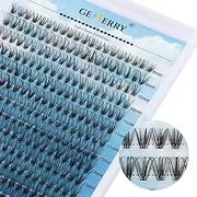 GEMERRY Lash Clusters 280pcs Lash Extensions 20D Individual Lashes Mixed Tray Cluster Lashes Eyelash Clusters 0.07 C D Curl DIY Eyelash Extension Individual Lash Extensions 3D Effect Reusable Handmade Matte Cluster Eyelashes (20D-0.07C, 8-16mm)