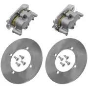 Caltric Front Brake Caliper Kit For Yamaha Wolverine R-Spec 700 YXE700 2016-2018