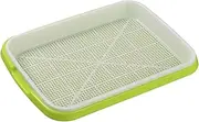Microgreen Tray | Soil-Free Seed Sprouter Tray | Nursery Tray Seed Germination Tray Wheatgrass Cat Grass Seedling Planting Trays for Garden Home Office Borato