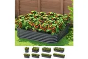 Garden Bed 9 In 1 Modular Planter Box 40CM height