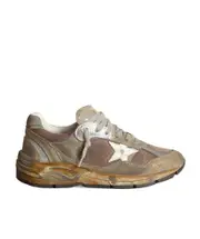 Golden Goose Deluxe Brand Dad Star Lace-Up Sneakers 41 Brown