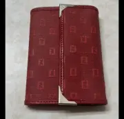 RARE Fendi Authentic Red Signature Italy Pocket Address Note Book Original Pen