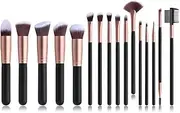 Set of 16 PCS Makeup Brush Kit for Foundation Liquid Blending Powder Eyeshadow Blush Cosmetics Concealer Brushes with Soft & Dense Bristles