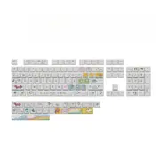 Keycap Keyboard Rainbow Animal Theme 127 Keys Custom Switch Clicks For Keyboards Keyboards & Keypads