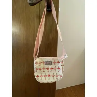 英國 Cath kidston芭蕾小公主防潑水側背包