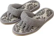 センコー(Senko) 4720800 Slippers, SDS, 5 Finger Slippers, Gray, Approx. 8.9-9.4 inches (22.5-24 cm)