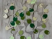 Silver Martini and Olive Confetti A tiny bit older Birthday Bridal Shower Decor