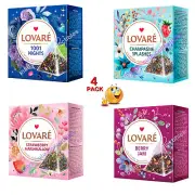 LOVARE Assorted Tea Variety Pack of 60 Pyramids - Made in Ukraine 4 PACK