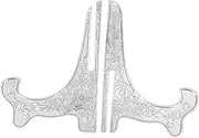 RORPOIR Handmade Luxury Plate Easels Small Metal Stand for Display for Photos Awards and Frames