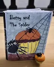 NEW Miniature readable Halloween book & Cupcake for 8" Betsy McCall